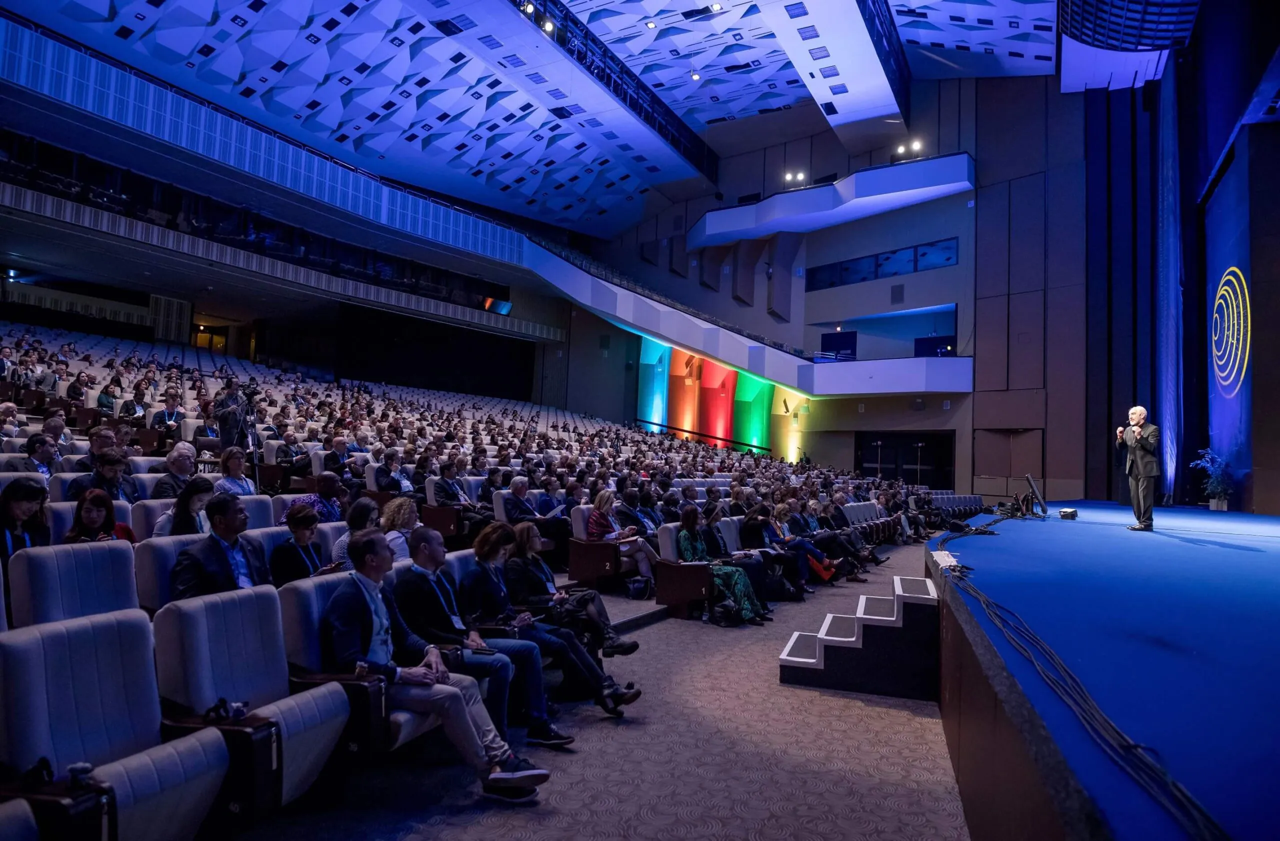 Sál Kongresového centra Praha připravený na konferenci